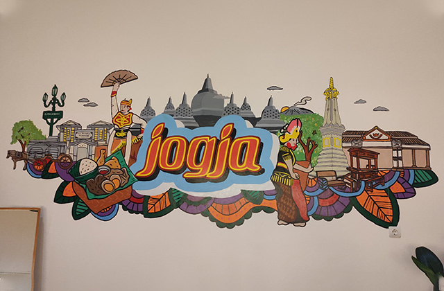 mural hitam putih